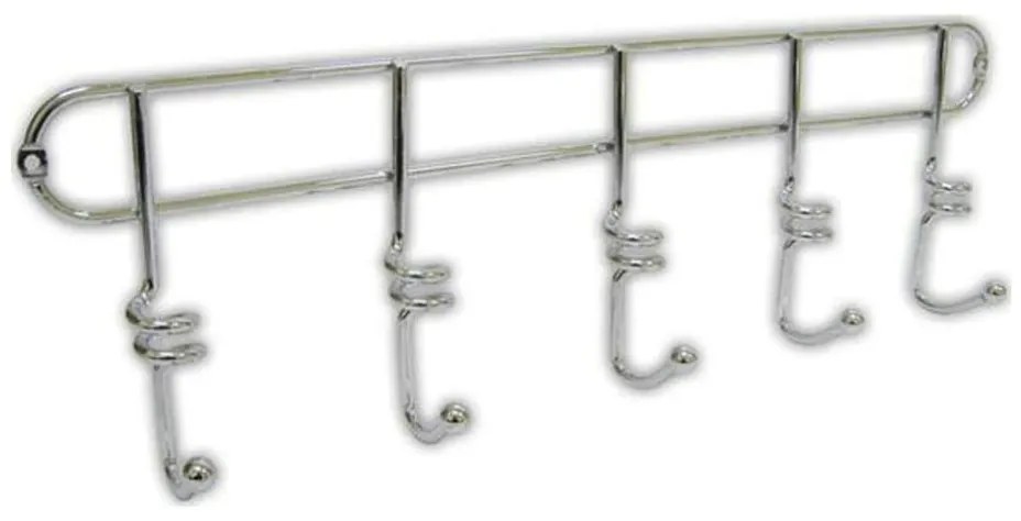 Стенна закачалка TWIST 4,3x14,5 cm лъскав хром