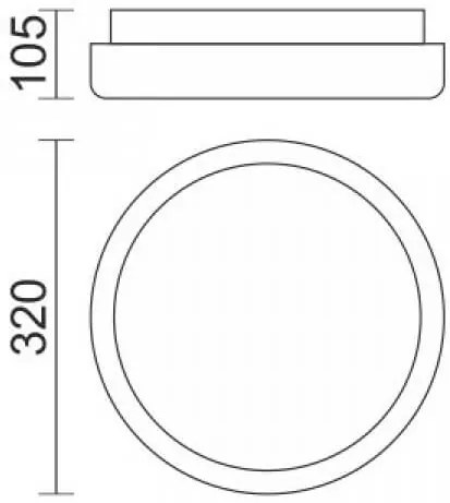 Лампа за таван Ring Α LED-15W