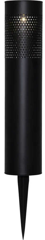 Черна слънчева LED светлина от неръждаема стомана, височина 39 cm Blace - Star Trading