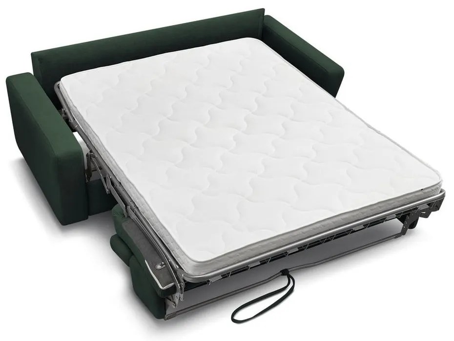 Тъмнозелен разтегателен диван 195 cm Monaco – Bobochic Paris