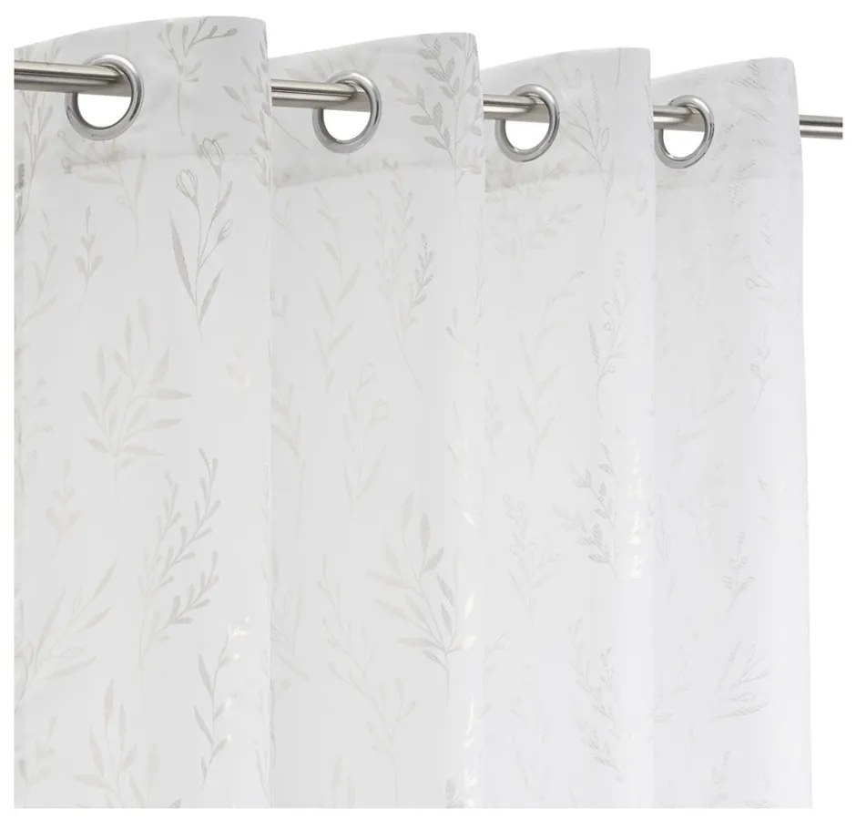 Бяло-сребриста завеса 140x260 cm Buds – Casa Selección