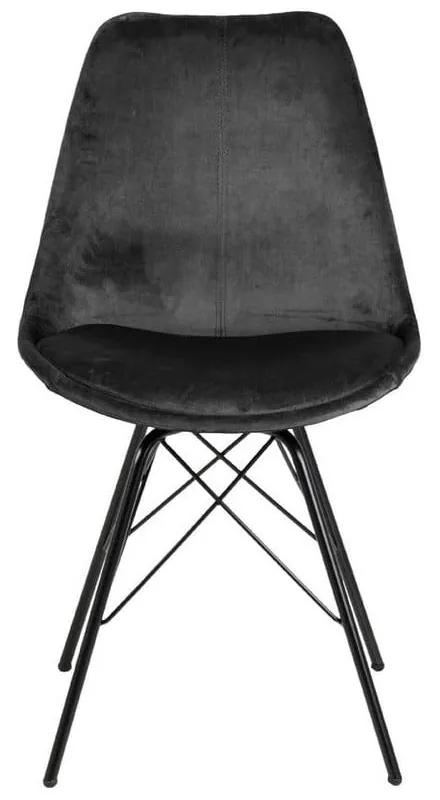 Черно-сив трапезен стол Eris - Actona