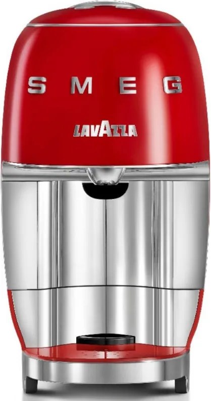 Еспресо машина за капсули SMEG Lavazza A Modo Mio LM200, 1250 W, 10 bar, 0.9 л, Бързо загряване, Червен