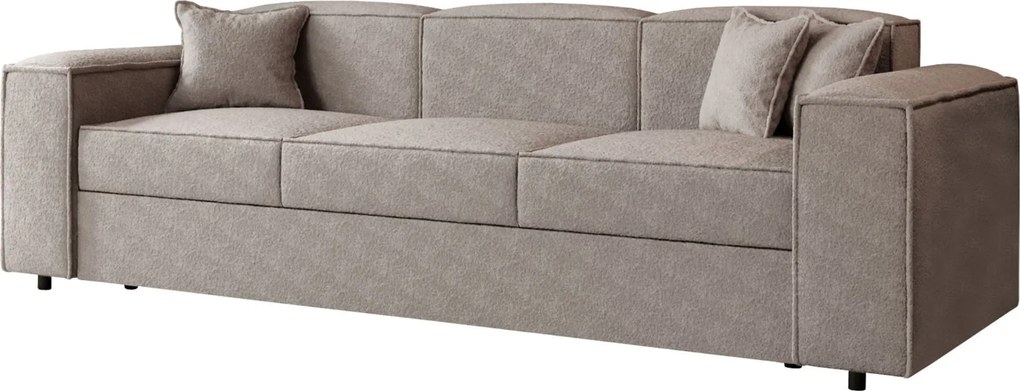 Диван Santos триместен-Сребристо сиво