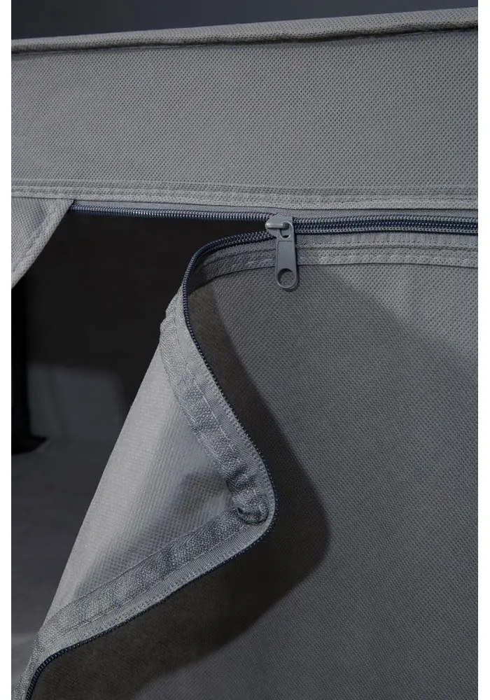 Сив текстилен гардероб 90x160 cm Dara – Premier Housewares