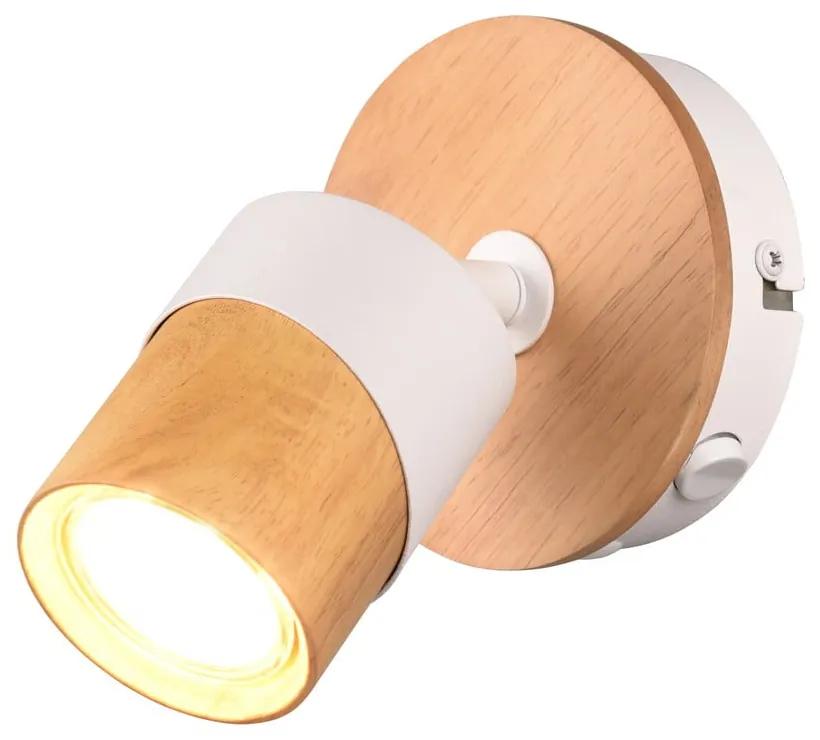 Бяло-кафява лампа за таван ø 6 cm Aruni - Trio