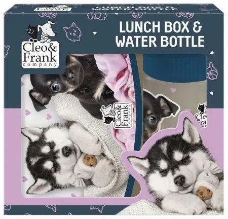 Derform - Комплект бутилка и кутия за храна CLEO &amp; FRANK 38