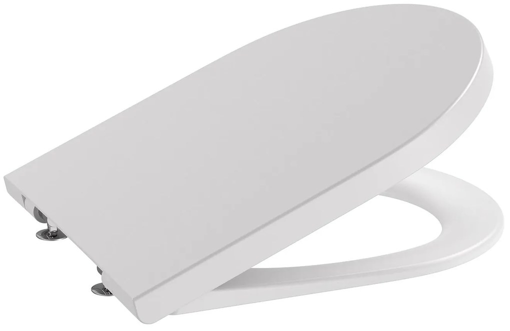 Седалка и капак, Roca, A80152263B, ROUND, за тоалетна чиния, със забавено падане