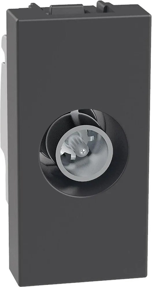Bticino Розетка TV тип коаксиал 1 мод. цвят Графит Light Now Bticino YD4202D