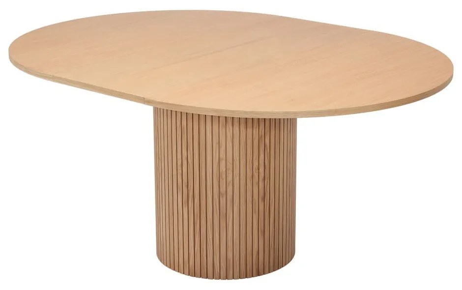 Кръгла сгъваема маса за хранене от дъб ø 115 cm Malaga - Bonami Selection