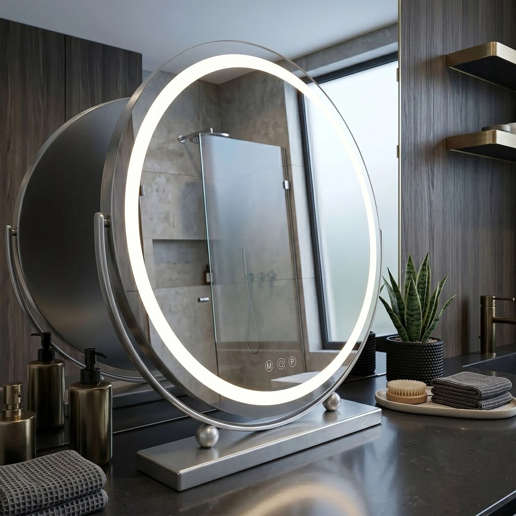 Огледало LED MAKE-UP Chrome 50 cm