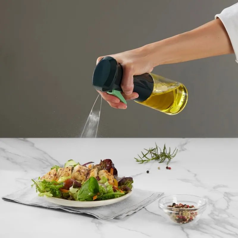 Спрей за олио и зехтин Lekue 1009490, 150 мл, Ø6x20 см, От +4 до +80C, , Без BPA, Сив