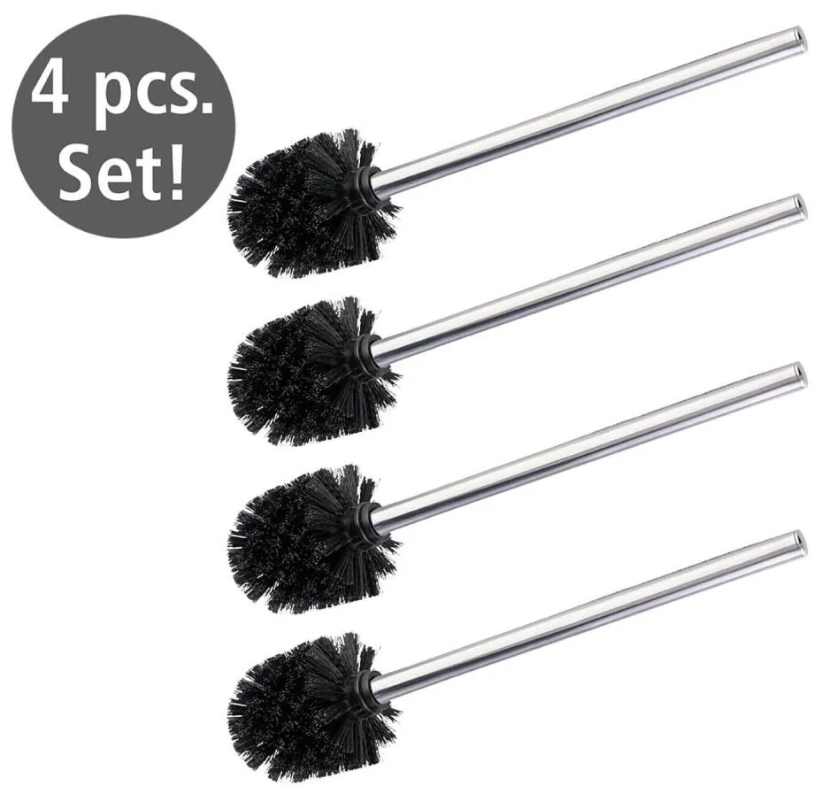 WENKO 24089800 - Четка за тоалетна, 8x35 см, неръждаема стомана/сребриста/черна