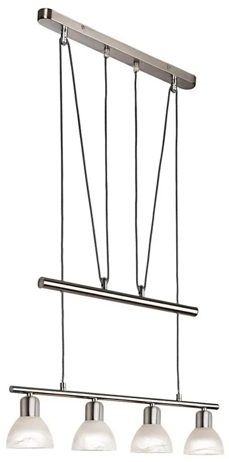 LED Пендел DAYTONA 4xE14/5W/230V 3000K лъскав хром