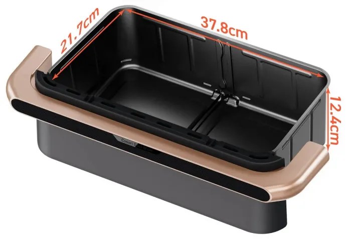 Двоен фритюрник с горещ въздух Cosori Dual Blaze TwinFry CAF-TF101S, 10 л, 6 програми, 35-240 C, Таймер, ThermoIQ, Синхронизирано готвене и приключване, Черен