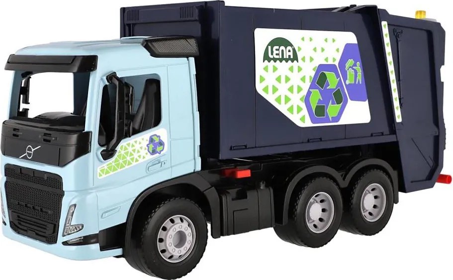 Камион за смет Volvo WORXX, 53 см, син/черен