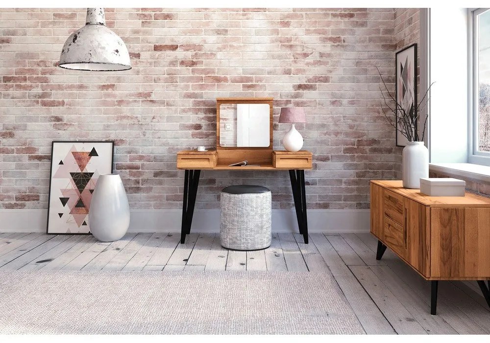 Тоалетка от букова дървесина 120x53 cm Golo - The Beds