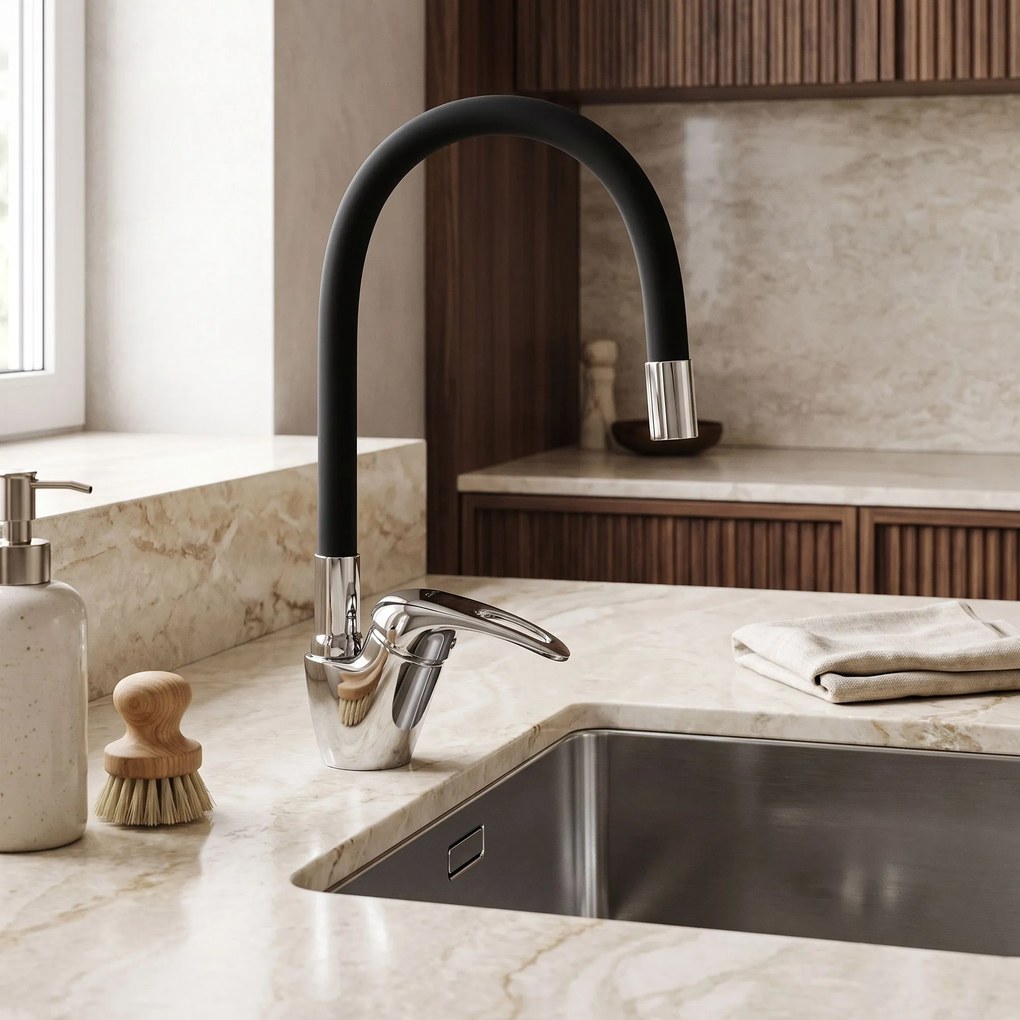 Смесител за кухня Calani LUPI black