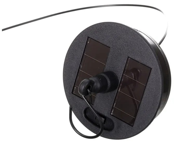 LED висящо външно осветително тяло със соларен панел (височина 19.5 cm) – LDK Garden