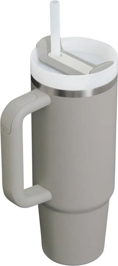 Светлосив термос със сламка от неръждаема стомана 890 ml Quencher H2.O FlowState™ Tumbler Ash – Stanley