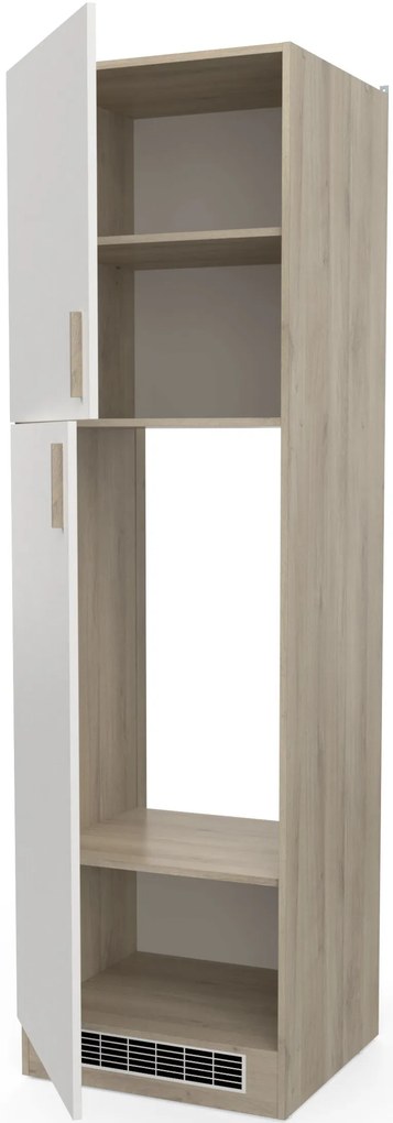 Подов шкаф висок Poppy 60-Fusiko-Leuko