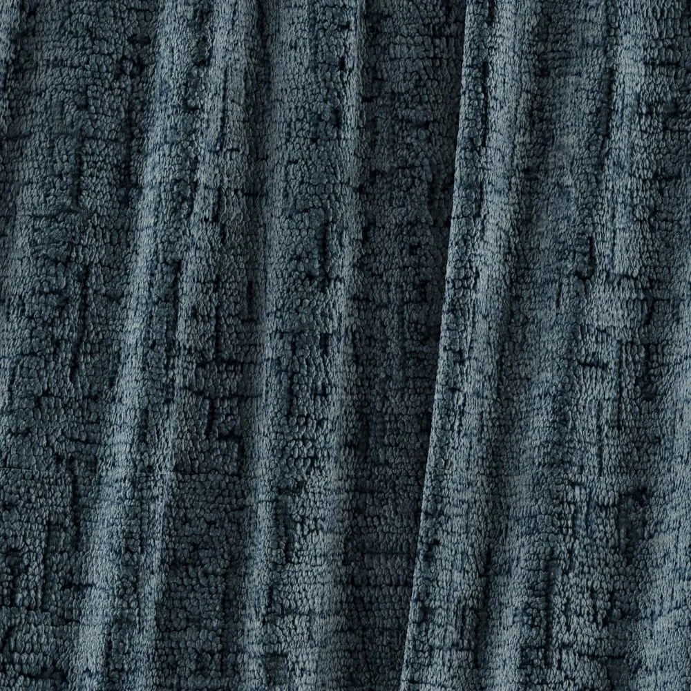 Сиво-синьо двойно легло 140x200 cm тапицирано с място за съхранение с включена подматрачна рамка Voliera – Maison de Rêve