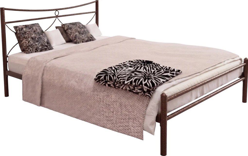 Легло Pier-140x190-Brown Σφυρίλατο-Χωρίς ποδαρικό