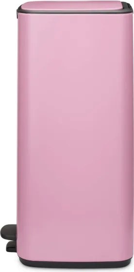 Кош за боклук Brabantia Bo Pedal 1010447, 30 л, Леко затваряне, Противоплъзгаща основа, Розов