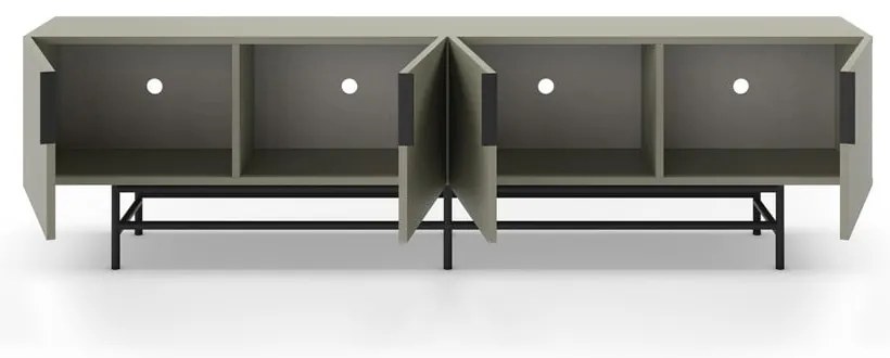 Зелено-сива маса за телевизор 200x54,5 cm Eldia – Marckeric
