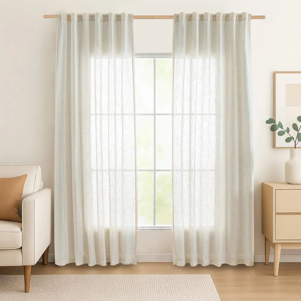 Перде в цвят слонова кост 140x250 cm Velari – Restilo