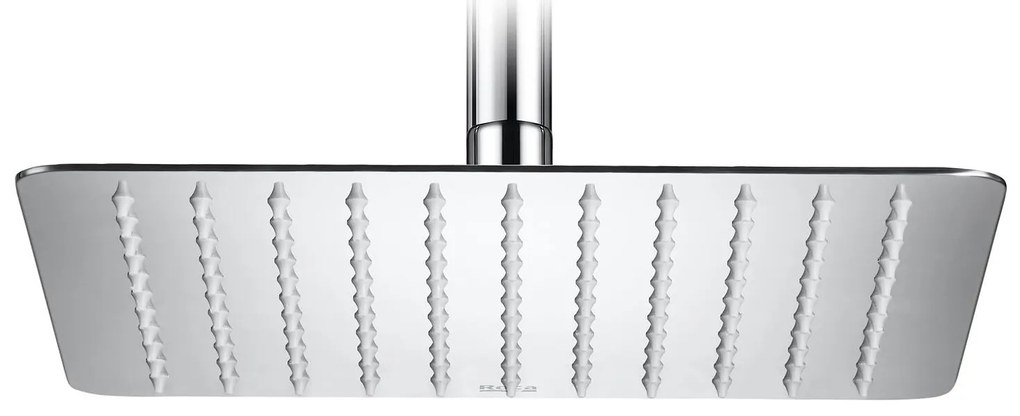 Супер тънка душ глава, A5B2450C00, Roca, за монтаж на стена или таван, хром, 25х25х0.5см