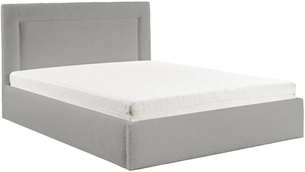 Облегнато легло Dream-Сиво-180 x 200