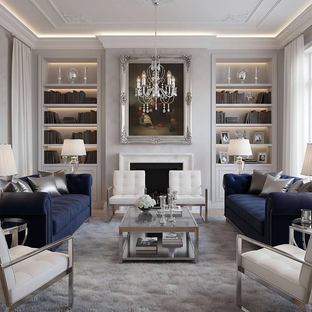 ЛАМПА EBT008-5CP CHROME