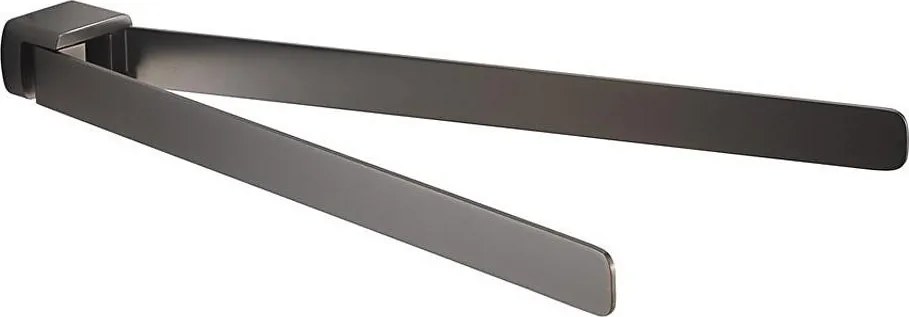 Gedy - Стенна закачалка за кърпи PIRENEI 35,9 cm сив металик