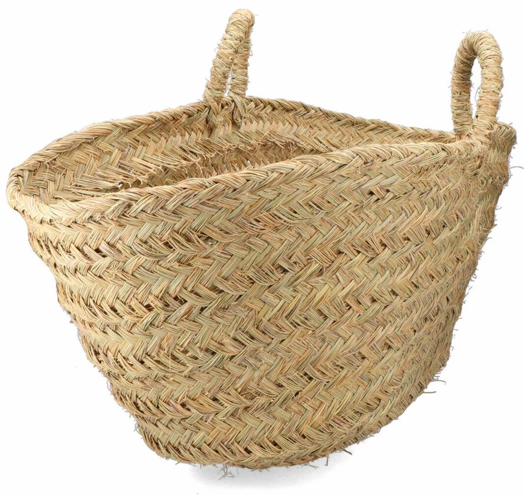 Firewood Basket EDM Еспарто Овален 60 x 45 x 35 cm