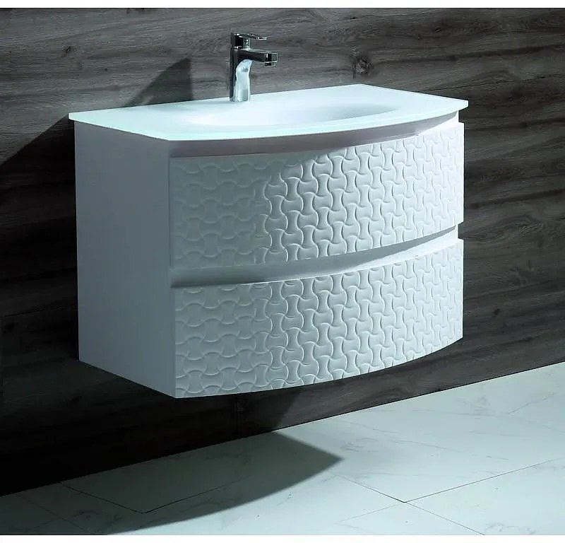 Конзолен PVC шкаф ICP 8055 W, Inter Ceramic, 80x50x55см