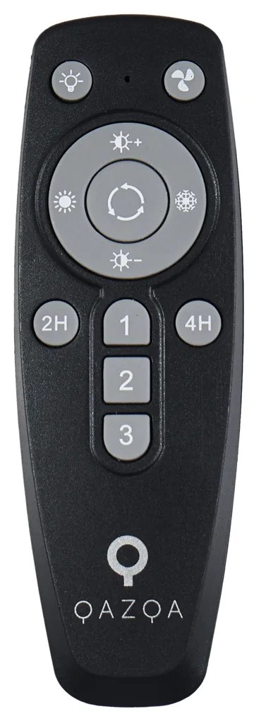 Вентилатор за таван бял 50 см вкл. LED димируем с дистанционно управление - Maddy