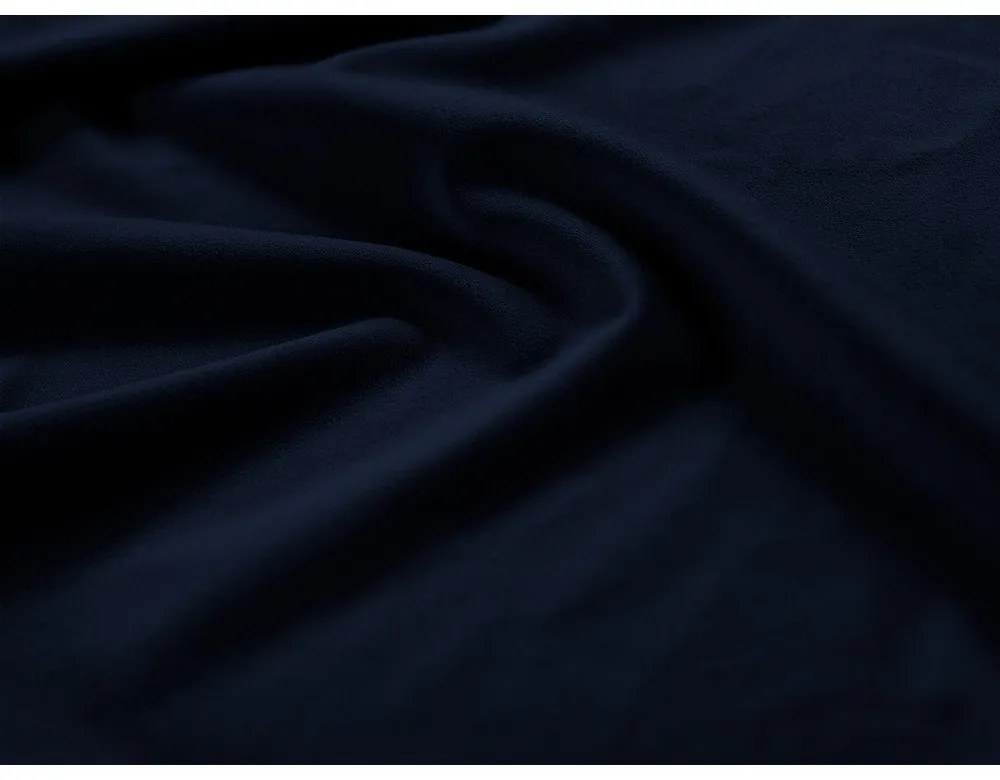 Син кадифен модулен ъглов диван Lupine – Micadoni