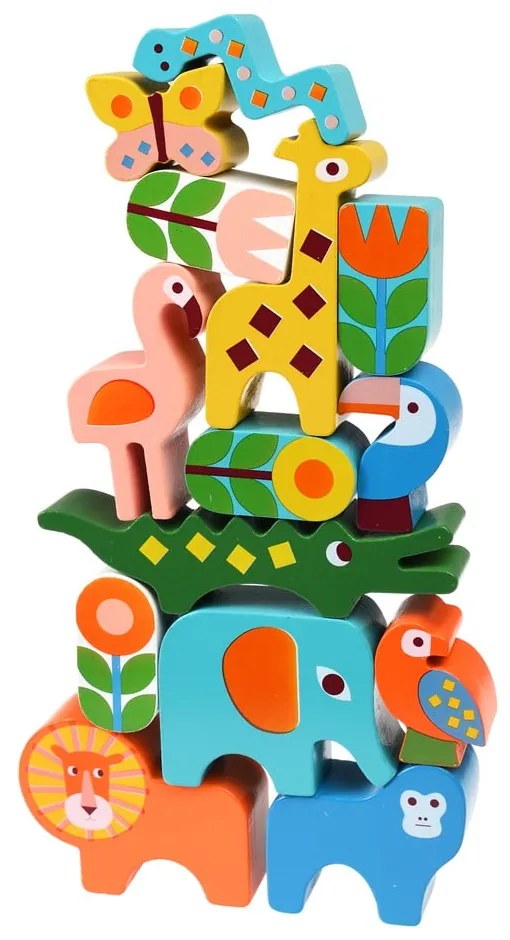 Дървена кула за изграждане Wild Wonders – Rex London
