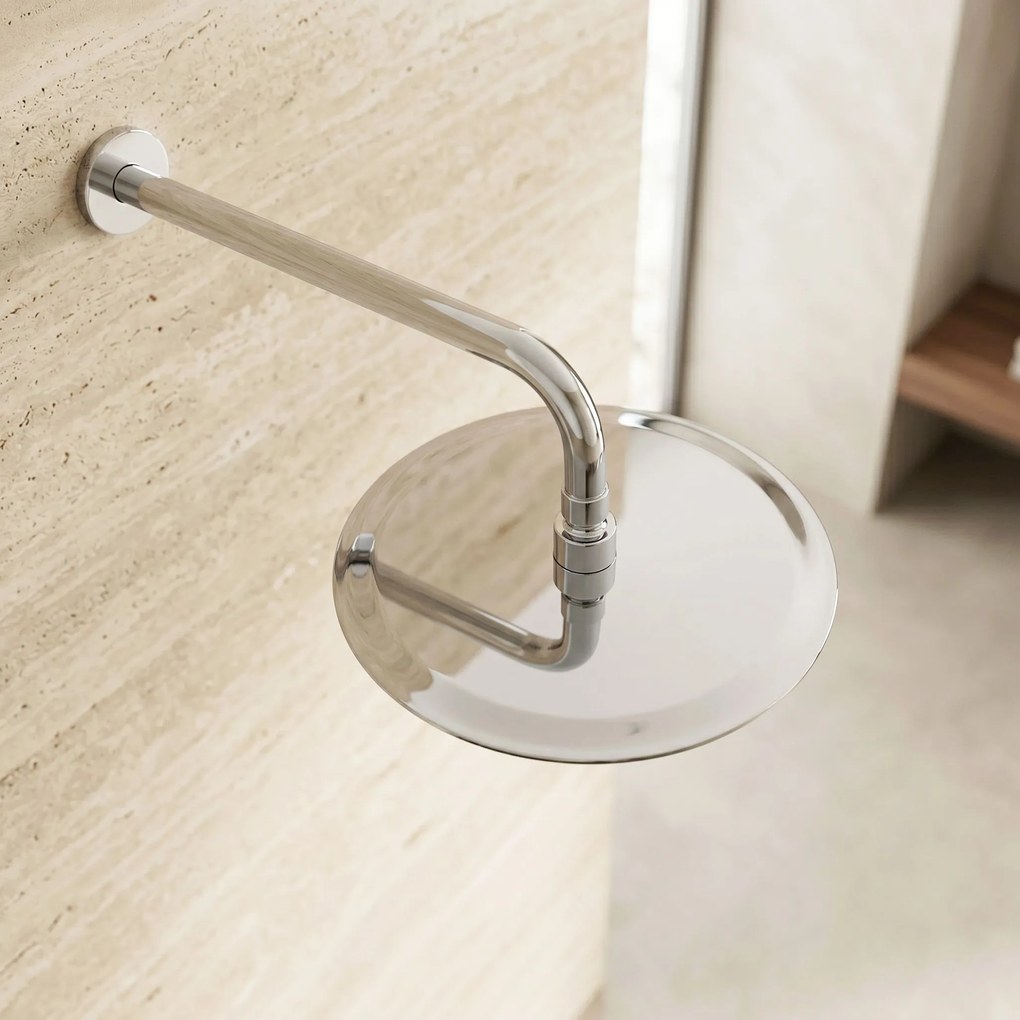 Кръгла душ глава REA JS-P014 25cm Chrome