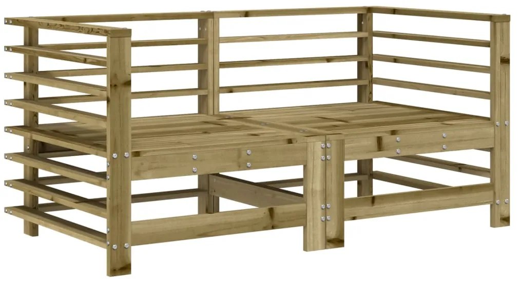 825638 vidaXL Градински ъглови дивани, 2 бр, импрегниран бор