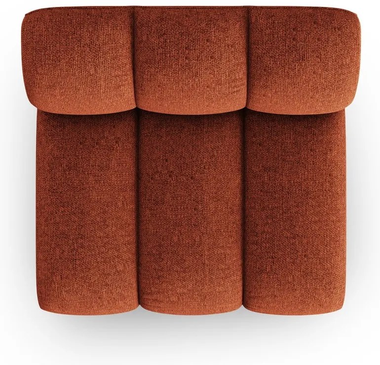 Модулен диван в тухлен цвят (среден модул) Lupine – Micadoni Home
