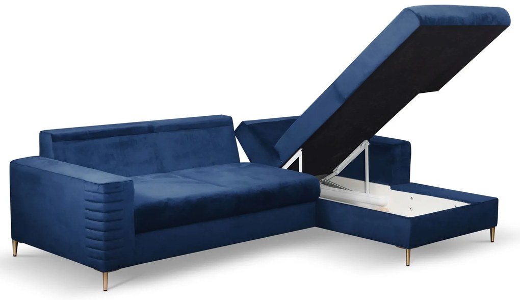 Ъглов диван Consuegra-Син