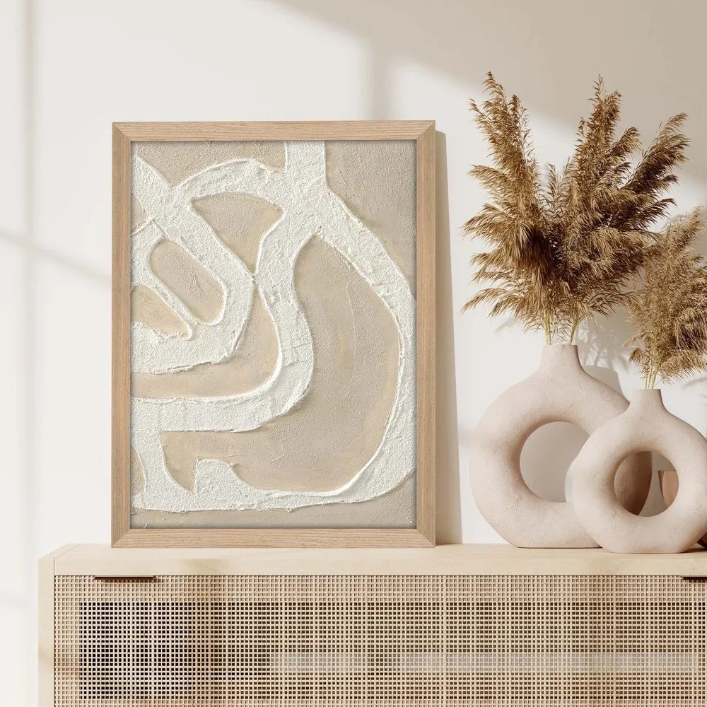 Ръчно рисувана картина 32,5x42,5 cm Raw organic – Malerifabrikken