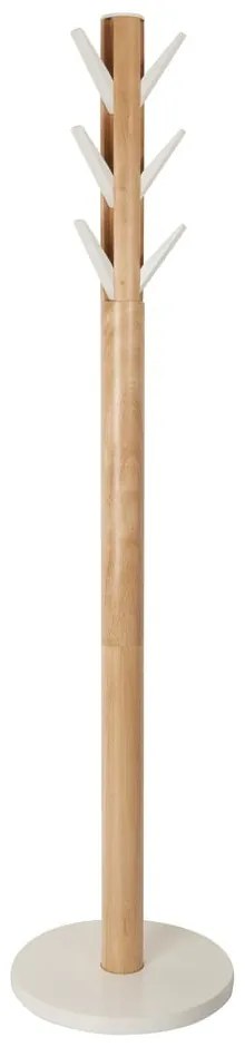 Бяла дървена закачалка от естествен каучук Flapper - Umbra