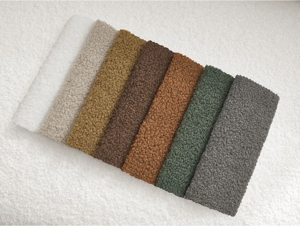 Бял диван от прежда с примки от букле 193 cm Elina – Bobochic Paris