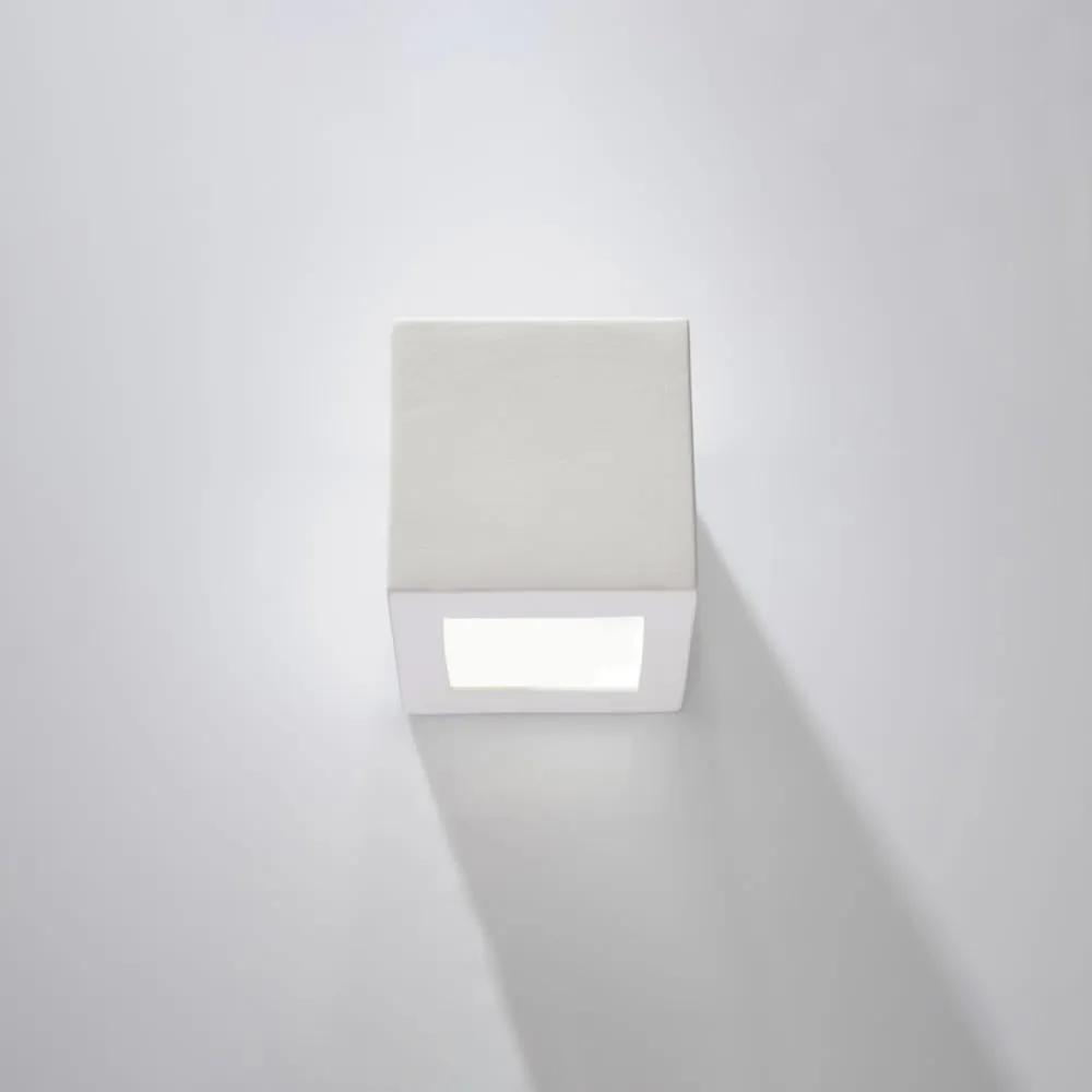 Бяла стенна лампа Leo – Nice Lamps