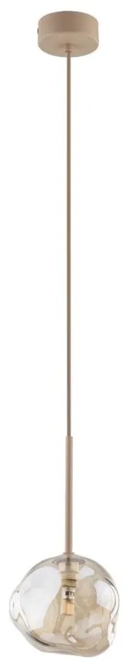 Полилей на кабел LAVA 1xG9/8W/230V бежов/димно-бежов