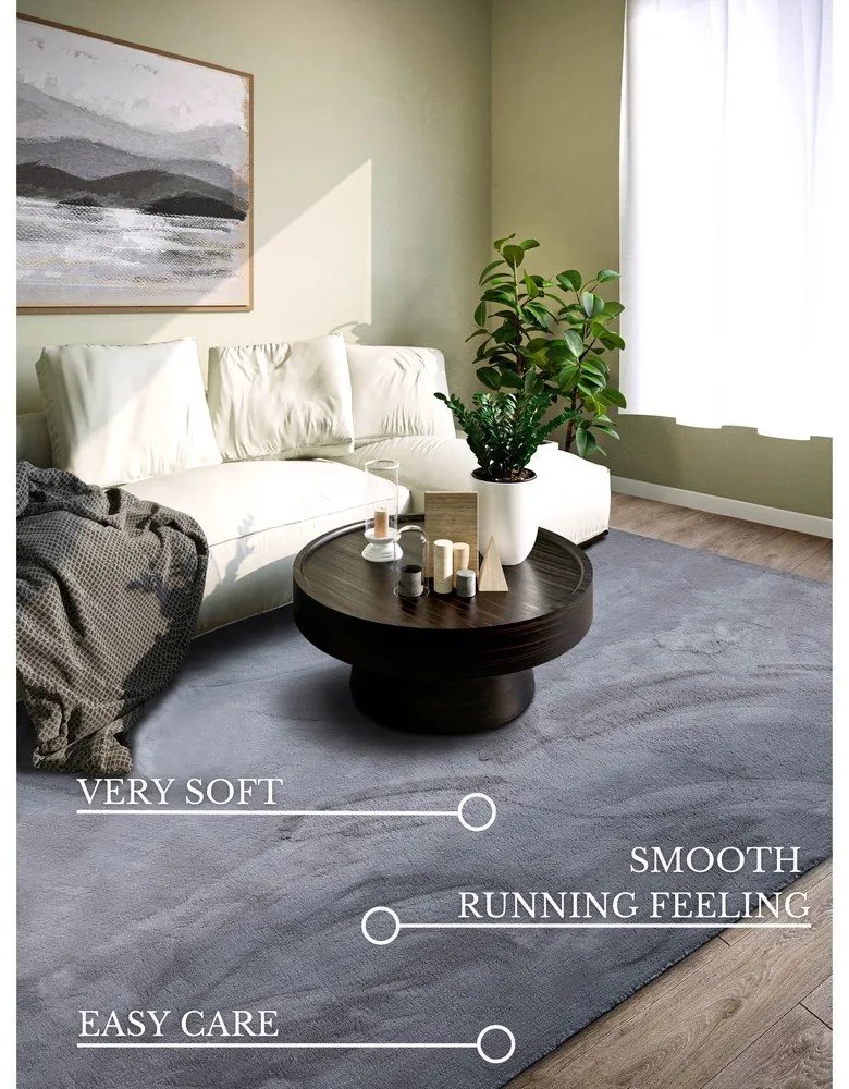 Антрацитен килим 120x170 cm Leon – Villeroy&Boch