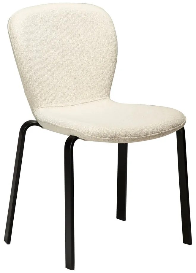 Кремав тапициран трапезен стол Heap – DAN-FORM Denmark